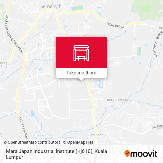 Mara Japan Industrial Institute (Kj610) map