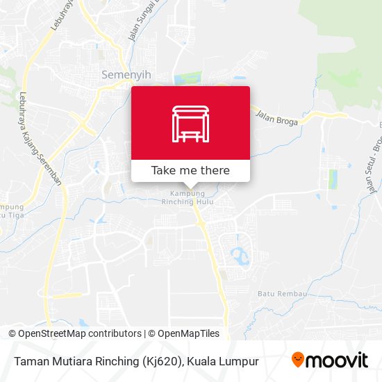 Peta Taman Mutiara Rinching (Kj620)