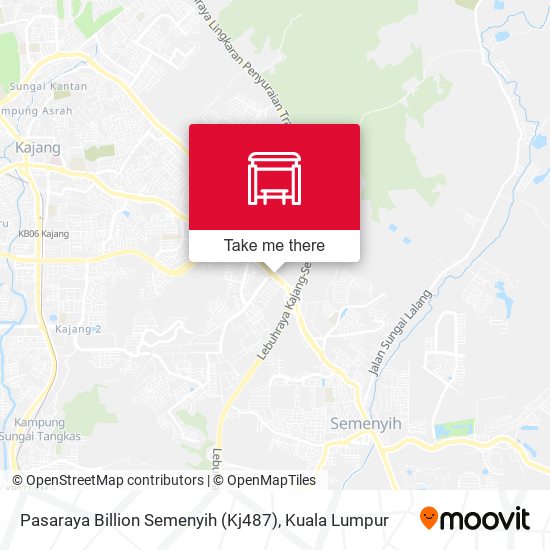 Pasaraya Billion Semenyih (Kj487) map