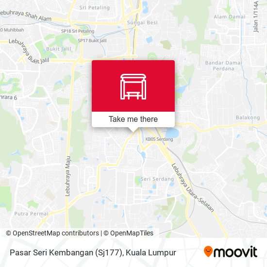 Pasar Seri Kembangan (Sj177) map