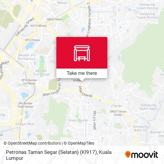Peta Petronas Taman Segar (Selatan) (Kl917)