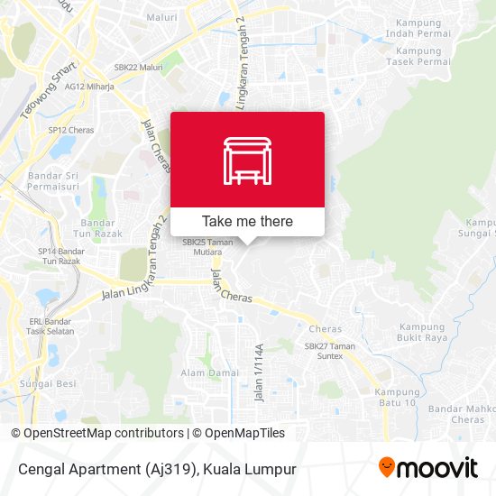 Cengal Apartment (Aj319) map