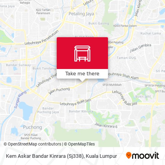 Kem Askar Bandar Kinrara (Sj338) map