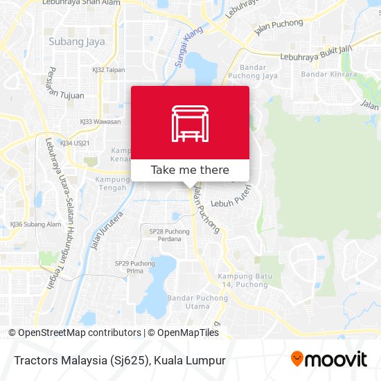 Peta Tractors Malaysia (Sj625)