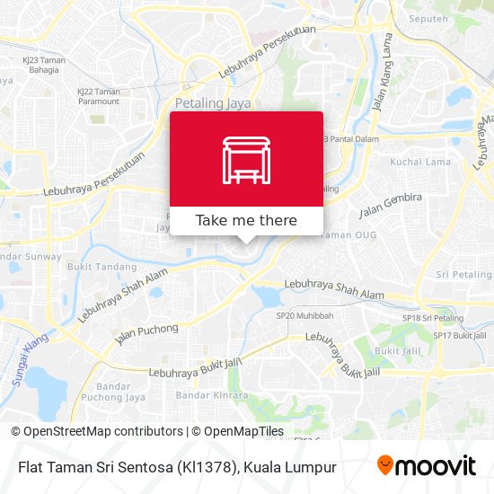 Peta Flat Taman Sri Sentosa (Kl1378)