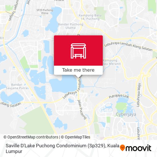 Saville D'Lake Puchong Condominium (Sp329) map