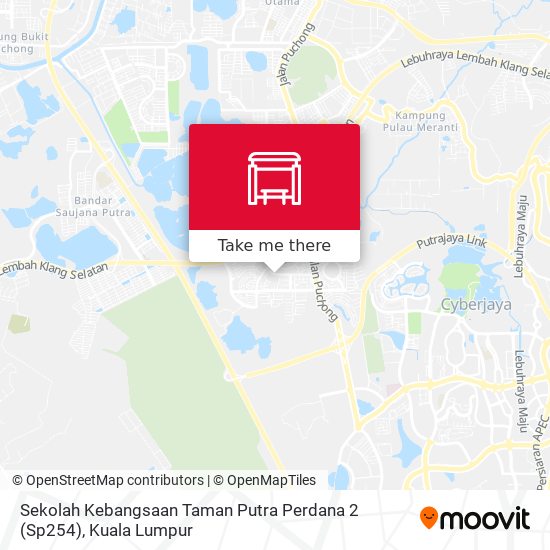 Peta Sekolah Kebangsaan Taman Putra Perdana 2 (Sp254)