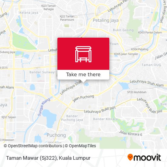 Taman Mawar (Sj322) map