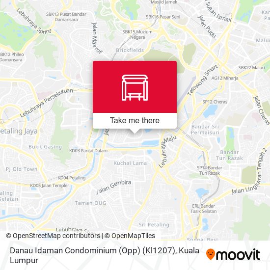 Peta Danau Idaman Condominium (Opp) (Kl1207)