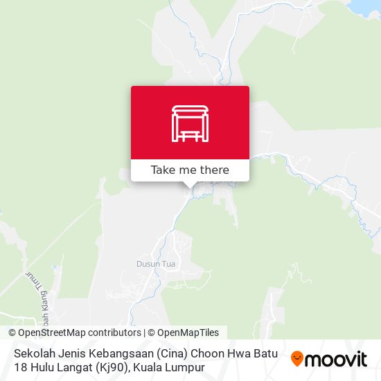 Sekolah Jenis Kebangsaan (Cina) Choon Hwa Batu 18 Hulu Langat (Kj90) map