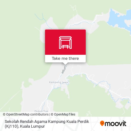 Peta Sekolah Rendah Agama Kampung Kuala Perdik (Kj110)