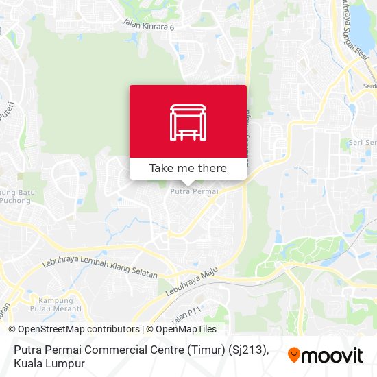 Peta Putra Permai Commercial Centre (Timur) (Sj213)