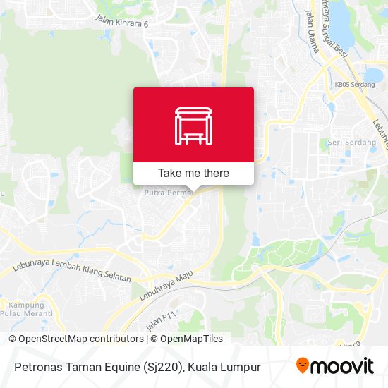 Peta Petronas Taman Equine (Sj220)