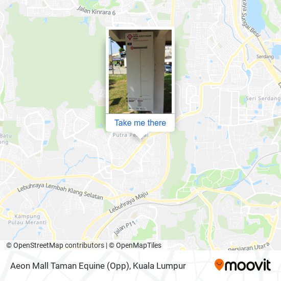 Aeon Mall Taman Equine (Opp) map