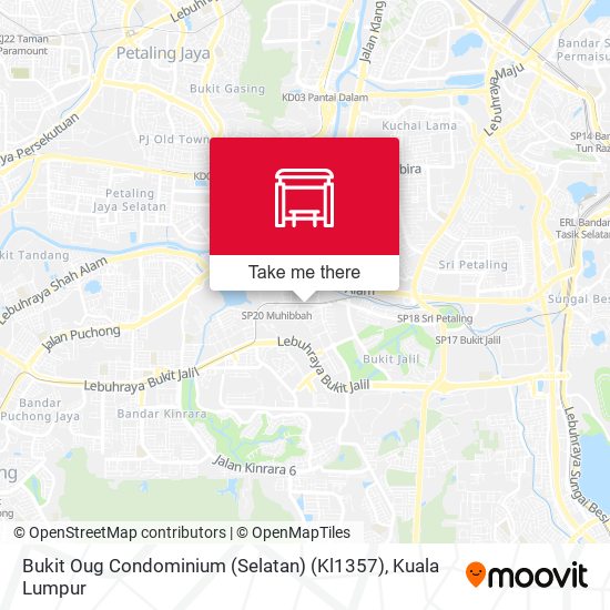 Peta Bukit Oug Condominium (Selatan) (Kl1357)