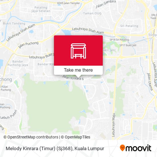 Melody Kinrara (Timur) (Sj368) map