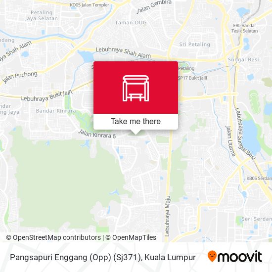 Pangsapuri Enggang (Opp) (Sj371) map