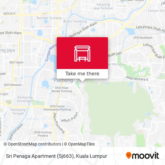 Peta Sri Penaga Apartment (Sj663)