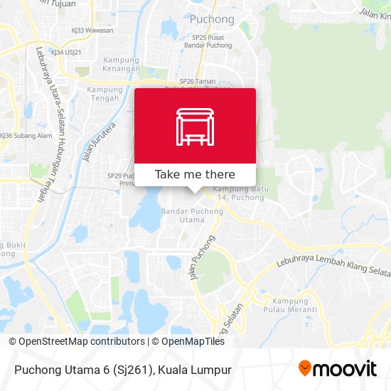 Puchong Utama 6 (Sj261) map
