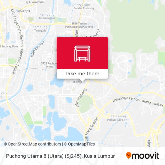 Puchong Utama 8 (Utara) (Sj245) map