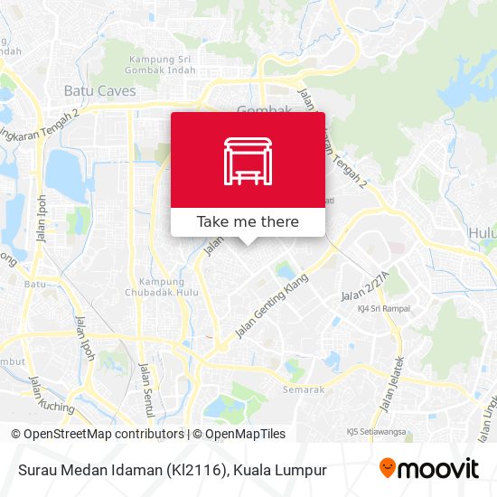 Surau Medan Idaman (Kl2116) map