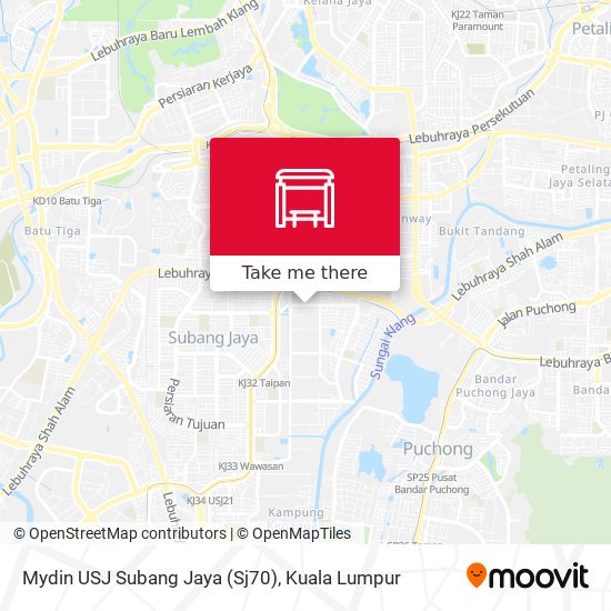 Mydin USJ Subang Jaya (Sj70) map