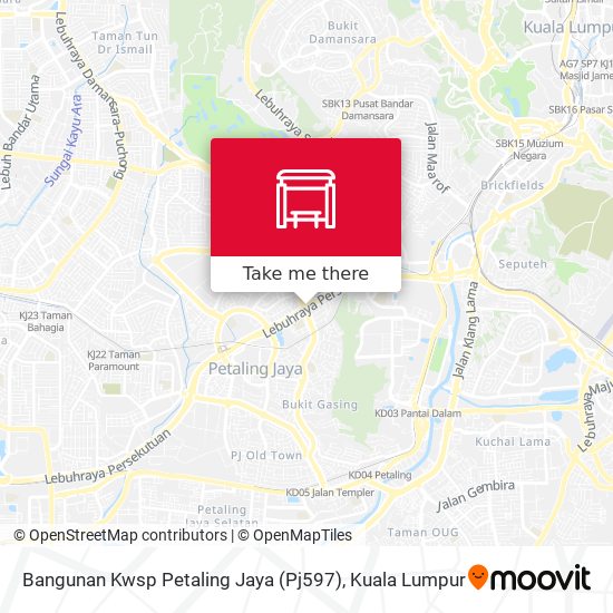 Peta Bangunan Kwsp Petaling Jaya (Pj597)