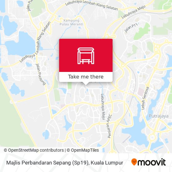 Peta Majlis Perbandaran Sepang (Sp19)