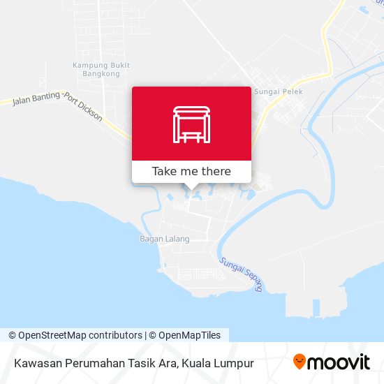 Kawasan Perumahan Tasik Ara map