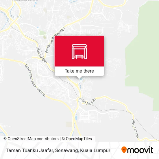 Taman Tuanku Jaafar, Senawang map