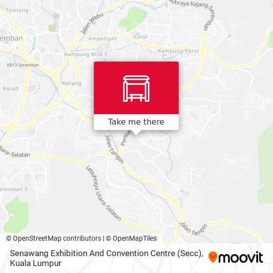 Peta Senawang Exhibition And Convention Centre (Secc)
