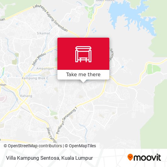 Villa Kampung Sentosa map