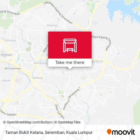 Peta Taman Bukit Kelana, Seremban
