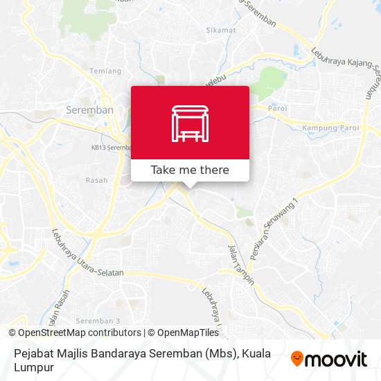 Peta Pejabat Majlis Bandaraya Seremban (Mbs)