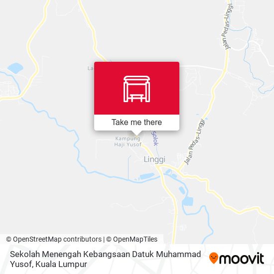 Peta Sekolah Menengah Kebangsaan Datuk Muhammad Yusof