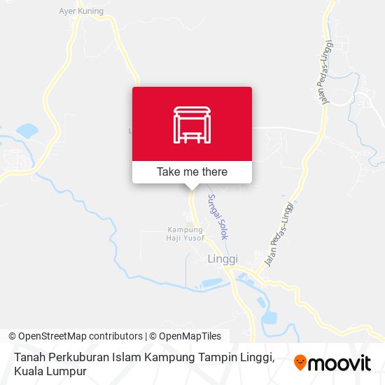 Peta Tanah Perkuburan Islam Kampung Tampin Linggi