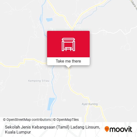 Peta Sekolah Jenis Kebangsaan (Tamil) Ladang Linsum