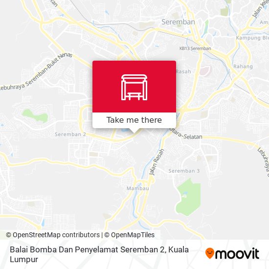 Balai Bomba Dan Penyelamat Seremban 2 map