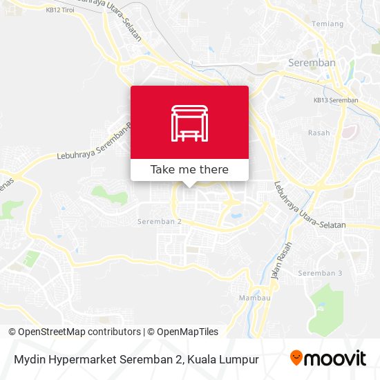 Peta Mydin Hypermarket Seremban 2