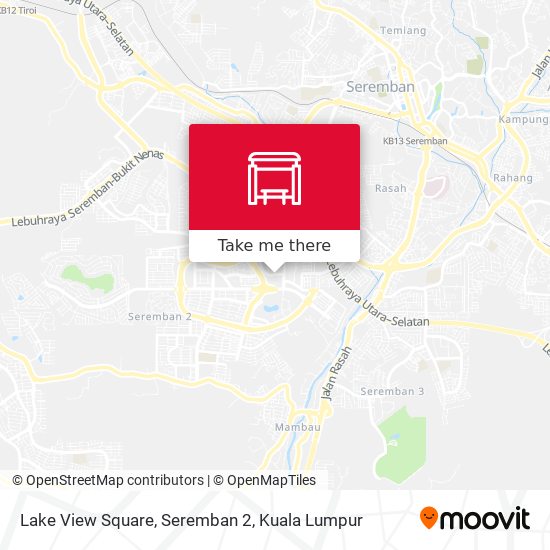 Lake View Square, Seremban 2 map