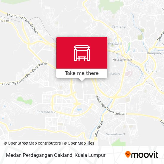 Medan Perdagangan Oakland map