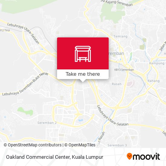 Oakland Commercial Center map
