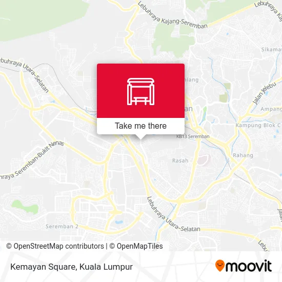 Kemayan Square map