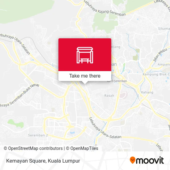 Kemayan Square map