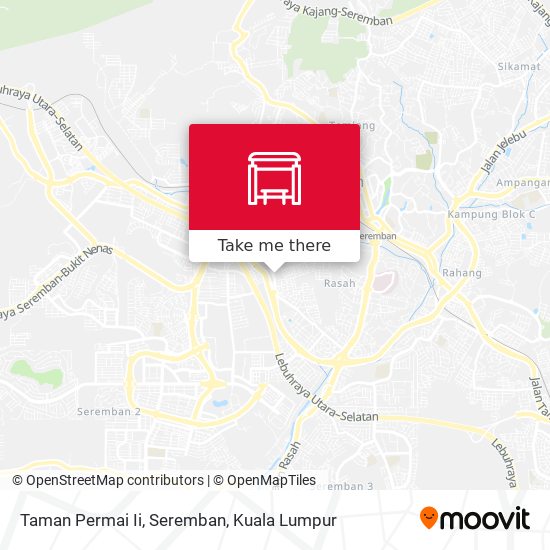 Peta Taman Permai Ii, Seremban