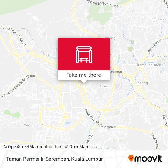 Peta Taman Permai Ii, Seremban