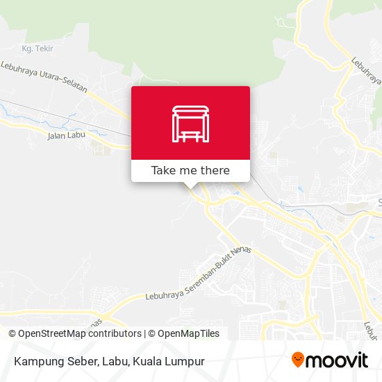 Kampung Seber, Labu map