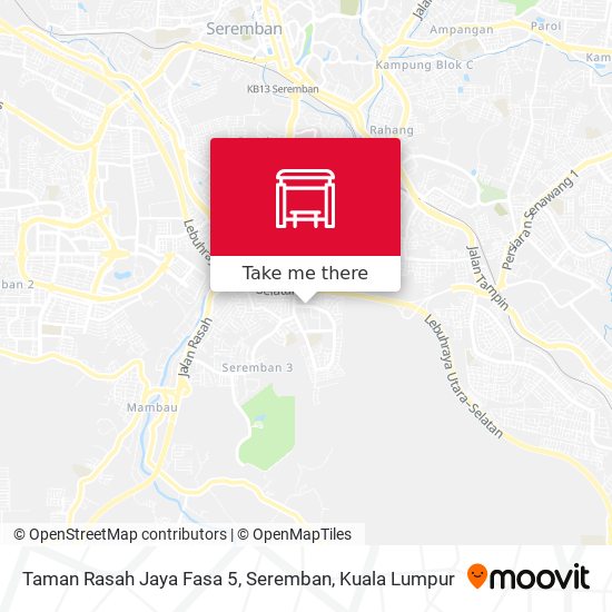 Peta Taman Rasah Jaya Fasa 5, Seremban