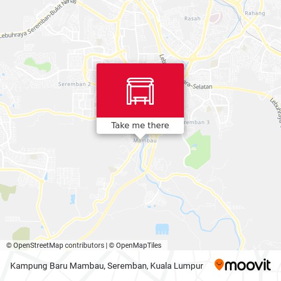 Kampung Baru Mambau, Seremban map