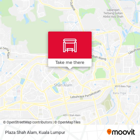 Peta Plaza Shah Alam